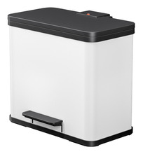 Hailo pedalspand Öko Trio Plus hvid